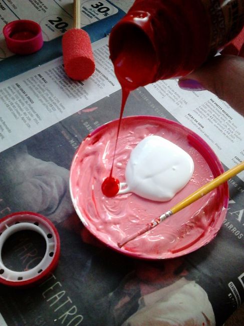 Mistura de tinta