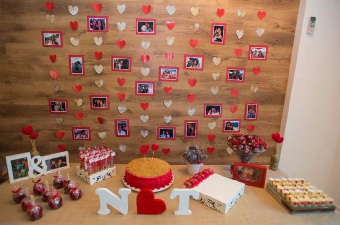 Festa de noivado DIY