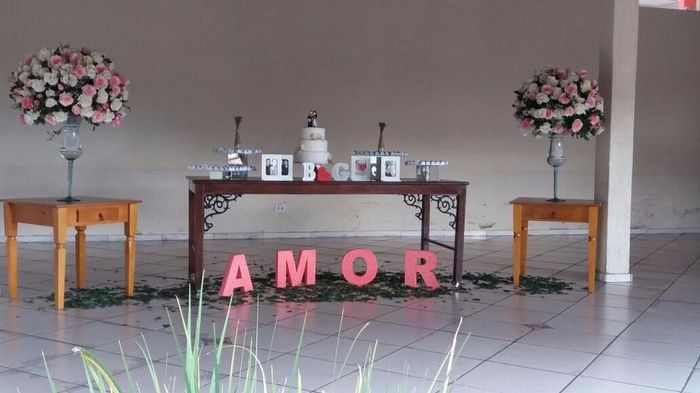 Mesa do bolo
