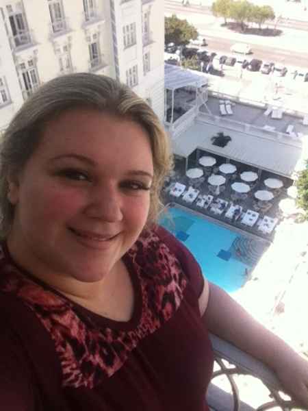 Na sacada do Hotel