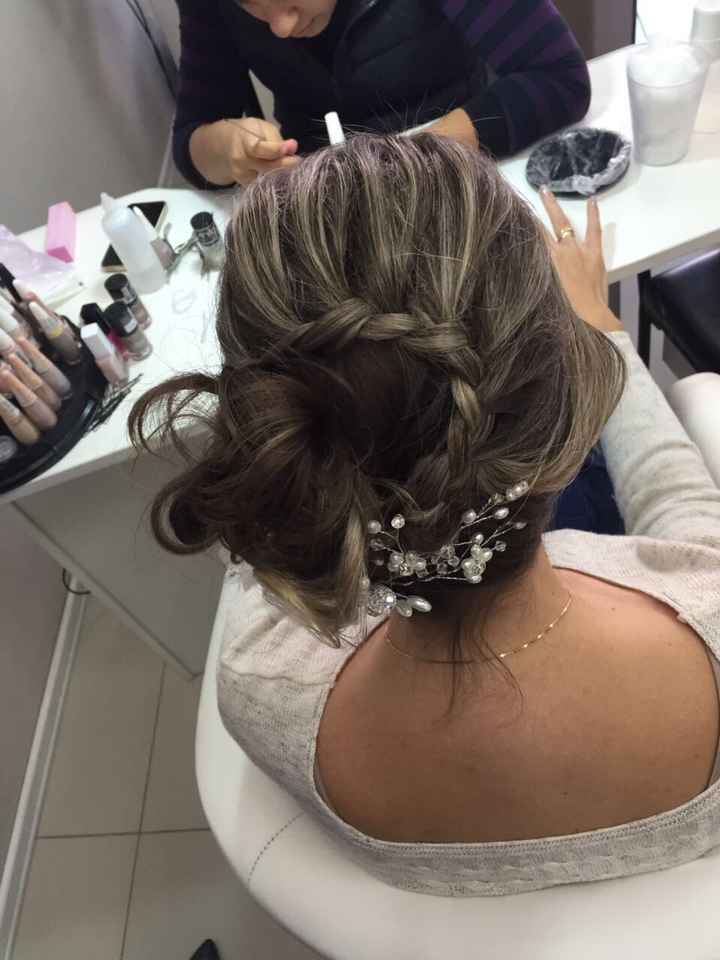 Maquiagem e cabelo / casamento civil no cartório - 2