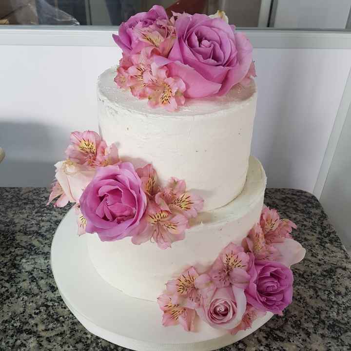 Meu bolo, um naked cake espatulado! - 2