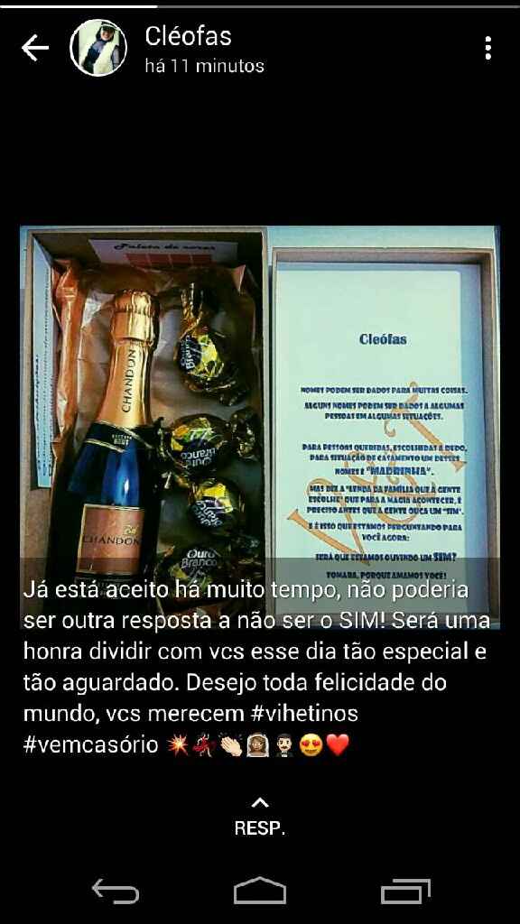 Convite padrinhos entregues 🤗🤗🤗 - 1
