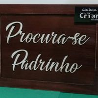 Placa para madrinha - 1