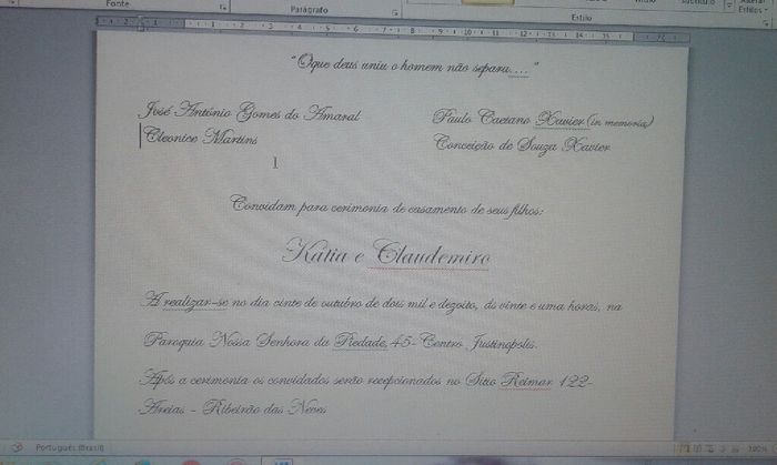 #venha ver  o convite que eu mesma fiz - 2