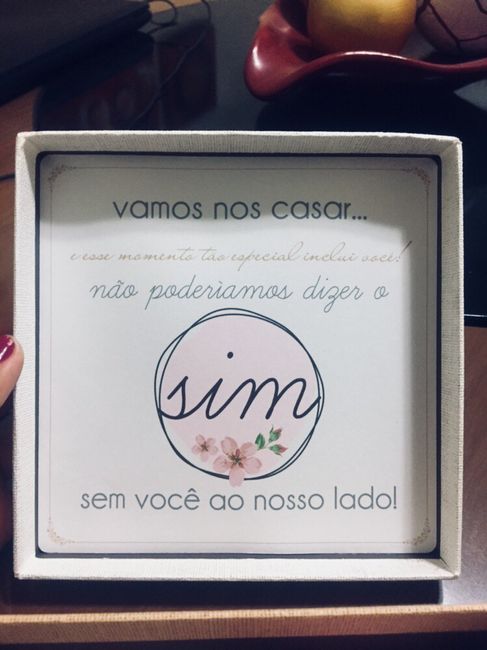 Convites de madrinhas - 2