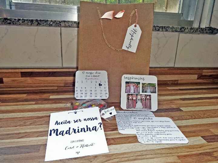 Convite dos padrinhos diy - 1
