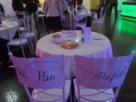 Plaquinhas das cadeiras