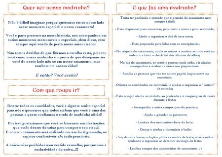 Convite de padrinhos,preciso de diy - 4