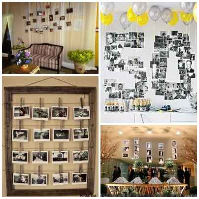 Decoração com fotos 