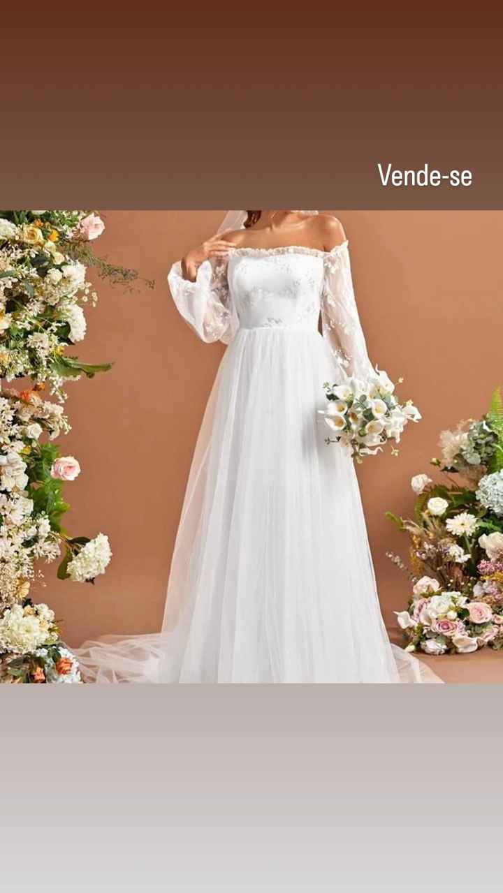 Estou vendendo um vestido de noiva - 1