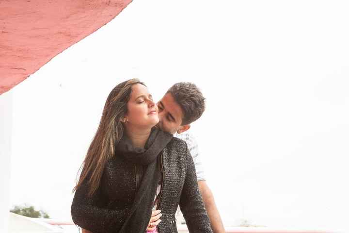 Apesar do vento, as fotos ficaram lindas!