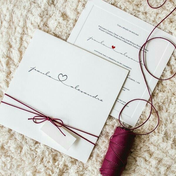 Convites de casamento - 1