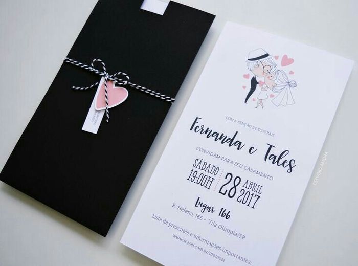 Convites de casamento - 5