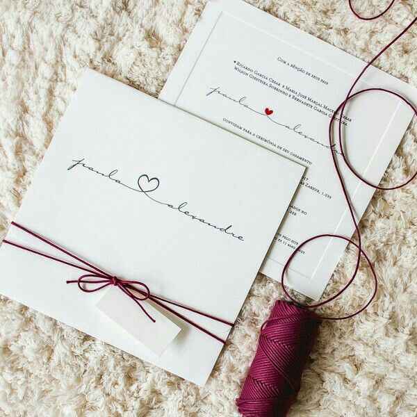 Convites de casamento - 1
