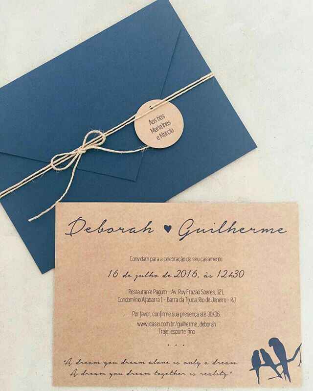 Convites de casamento - 3