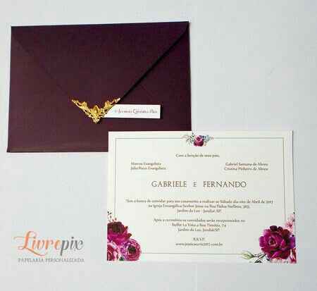 Convites de casamento - 4