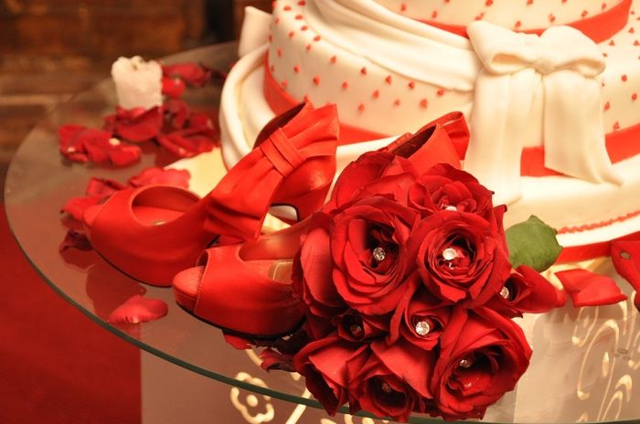 Sapato e Buquet