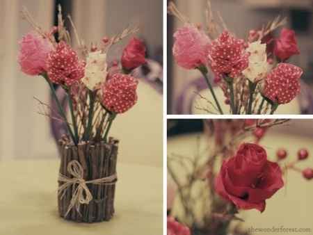 Flores de tecido