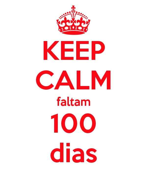 Faltam 100 dias