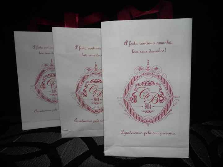 Minhas sacolinha para os doces