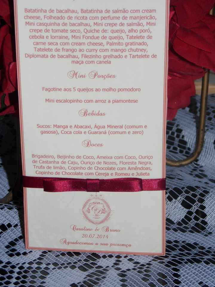 Começando a fazer o menu