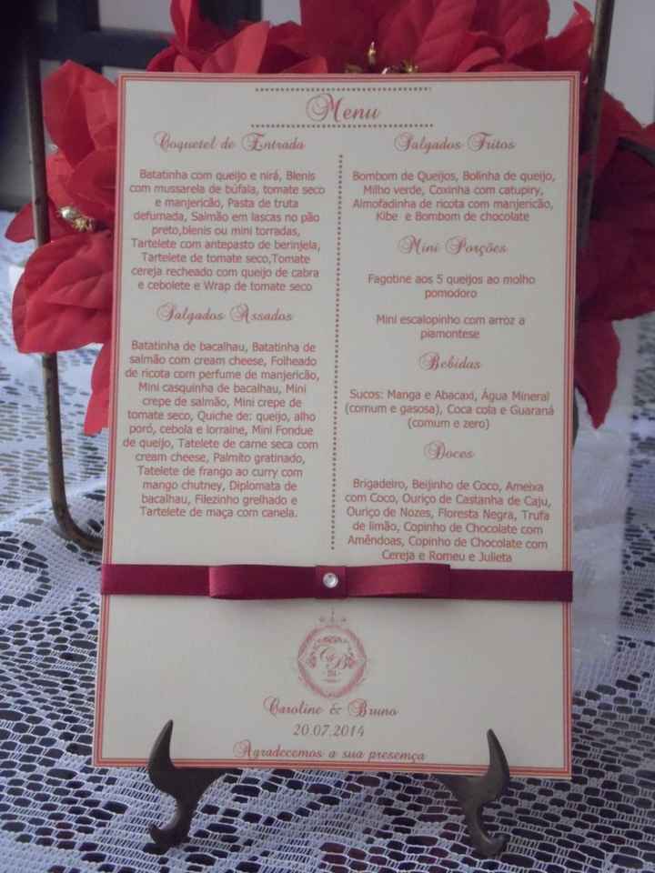 Meu Menu - Final  EU QUE FIZ!