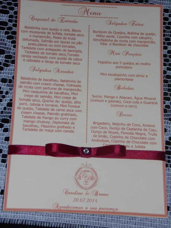 Meu Menu - Final  EU QUE FIZ!