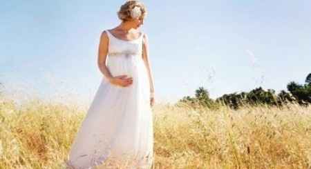 Vestidos para noivas grávidas 