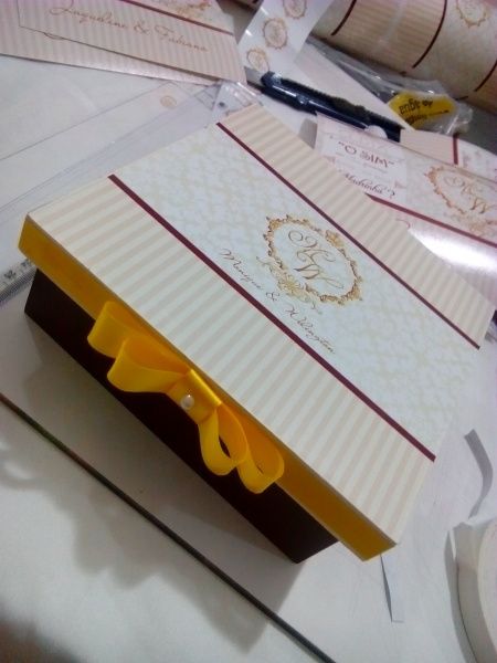 Bem casados em caixinha de mdf diy - 1
