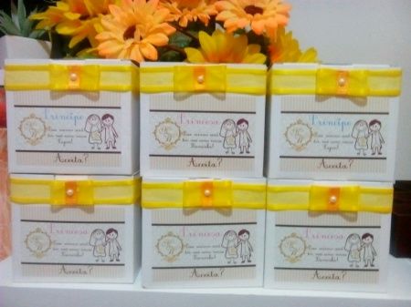 Convite das daminhas e pajem diy - 3