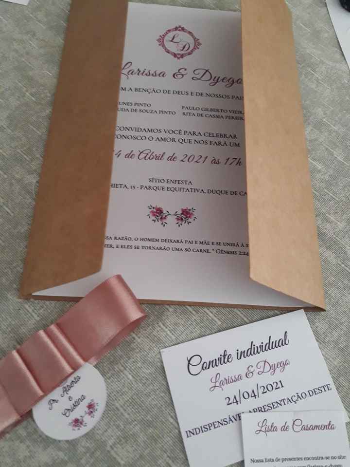 Convites de casamento #euqfiz - 4