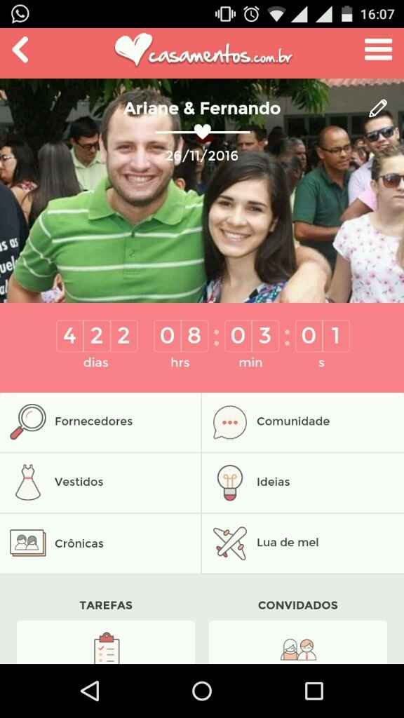 Quanto tempo falta para o seu casamento? - 1