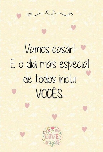 Convites para padrinhos, idéias! - 2