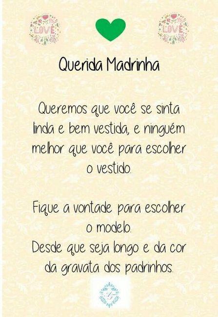 Convites para padrinhos, idéias! - 6