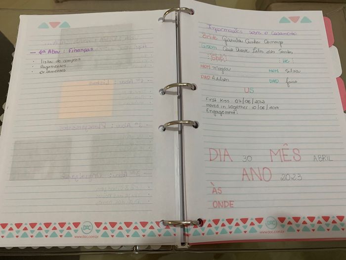 Meu planner - diy 4