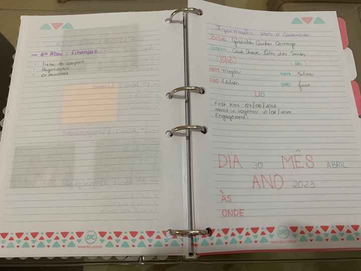 Meu planner - diy - 1
