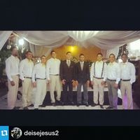 Noivo, Irmão (acompanhante) e padrinhos