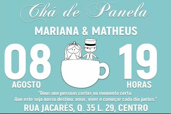 Convites Chá de panela ! - 1