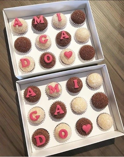 caixinha de brigadeiros