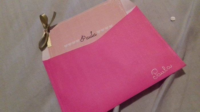 Enfim, prontinhos e em seus envelopes! rs