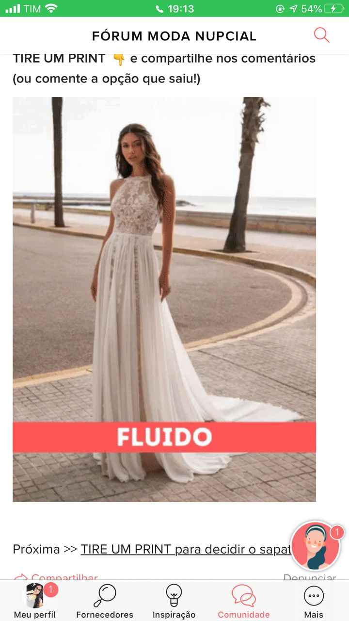TIRE UM PRINT para decidir o vestido - 1