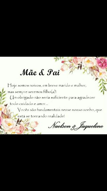 Convite Pais dos Noivos, vem ver! - 2
