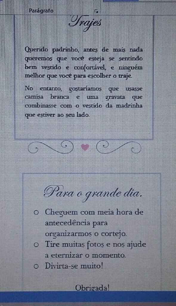 Convite manual dos padrinhos - 3