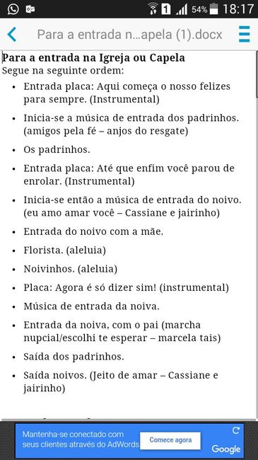 Musicas para cerimonia evangelica - 1