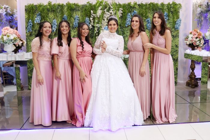 Foto dos padrinhos, demoseilles, pajens e daminhas 🌷💖 9