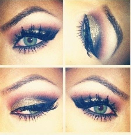 maquiagem olhos verdes
