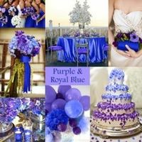 casamento azul e roxo