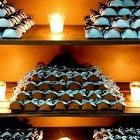 Decoração de casamento na cor azul tiffany, preto,prata e dourado - 4