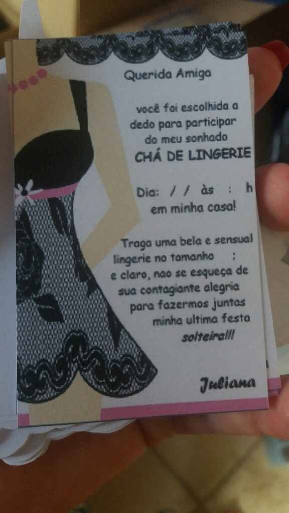 Meu convitinho do chá de lingerie - 2